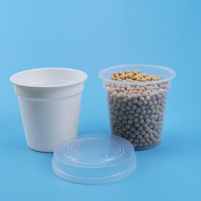 FDA Eco Friendly 450 ml plastikowych kubków z sosem PP z pokrywkami