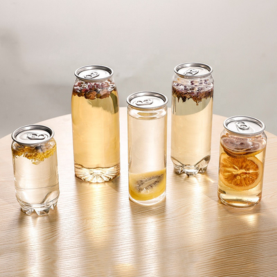 350 ml przezroczysty napój bezalkoholowy PET może opróżnić plastikową puszkę na napoje gazowane z łatwą do otwarcia pokrywką
