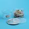 400 ml FDA Peanuts Clear PET szczelne plastikowe słoiki na żywność