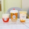 Plastikowe kubki do herbaty w kształcie litery U 16 uncji z pojedynczą ścianą o średnicy 70 mm