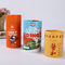 Plastikowe puszki na żywność ODM Push Up Okrągłe pudełko z cylindrem Opakowania kartonowe Kraft