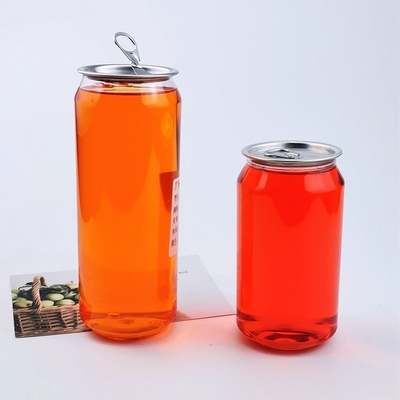 250 ml plastikowe opakowanie na napoje Niestandardowy sok PET Soda Beer Pop Can Bottle