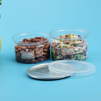 0,4L 0,5L Łatwo otwierane plastikowe słoiki na żywność z PE