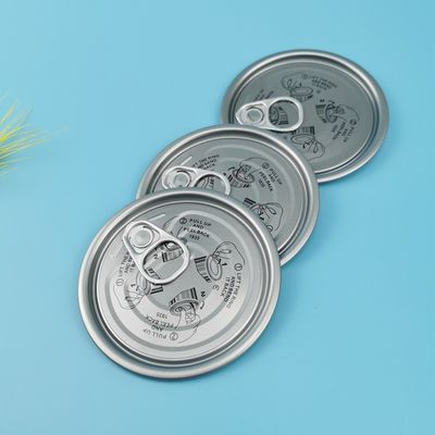 ISO Tinplate Lid Eoe Bpa Free Round Food Can Tuńczyk Fish Easy Open End